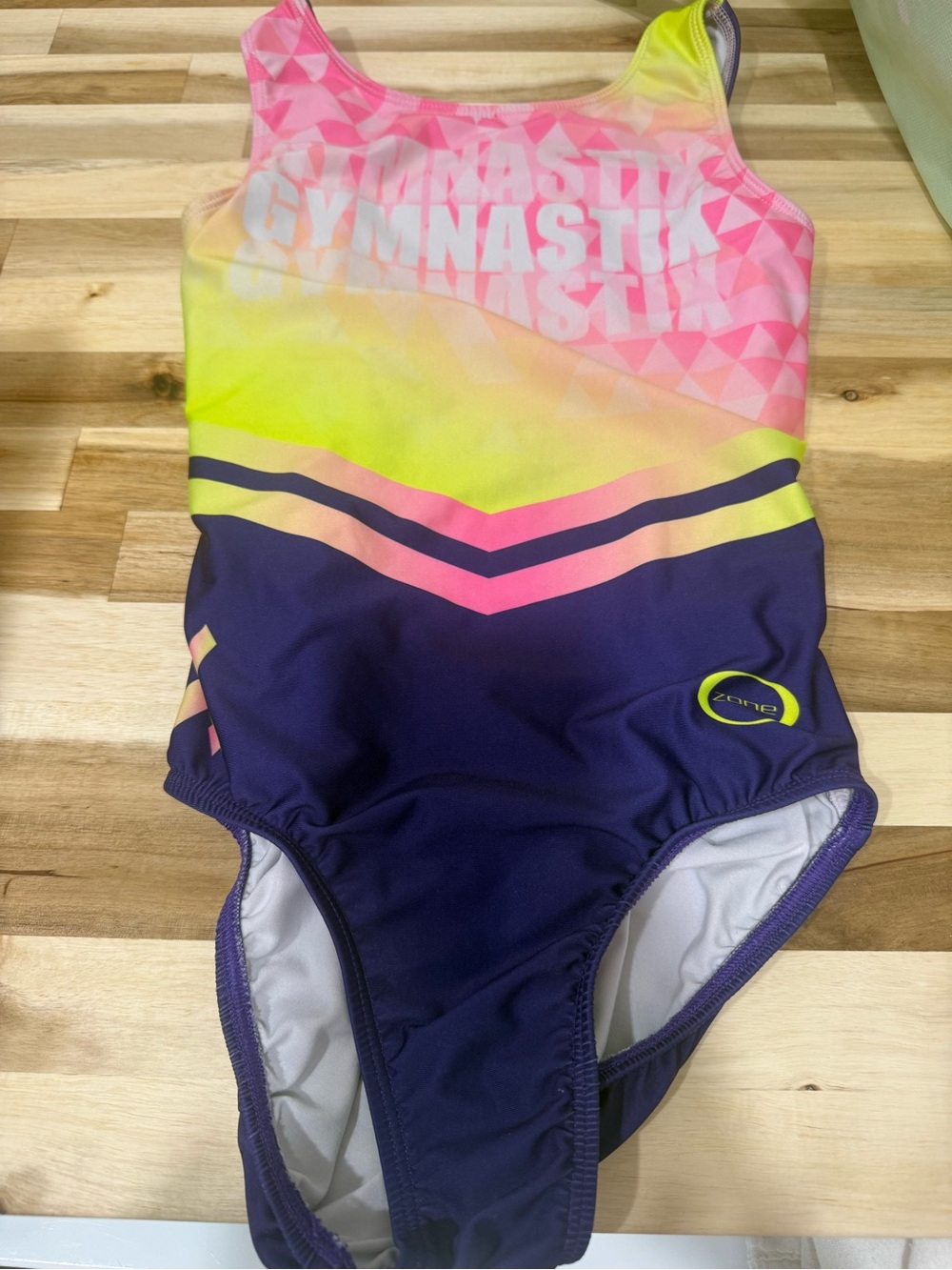 Kids' Gymnastics Leo - Neon Pink & Navy